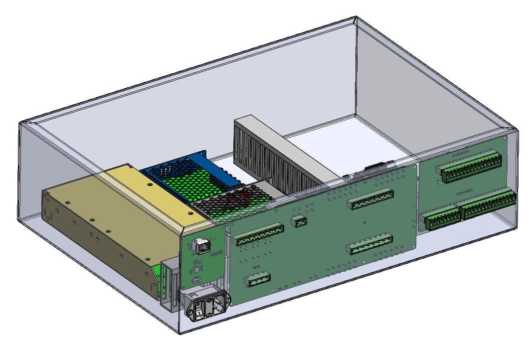 Terminal boards providing screw terminal connections for pinsetter machine wiring
