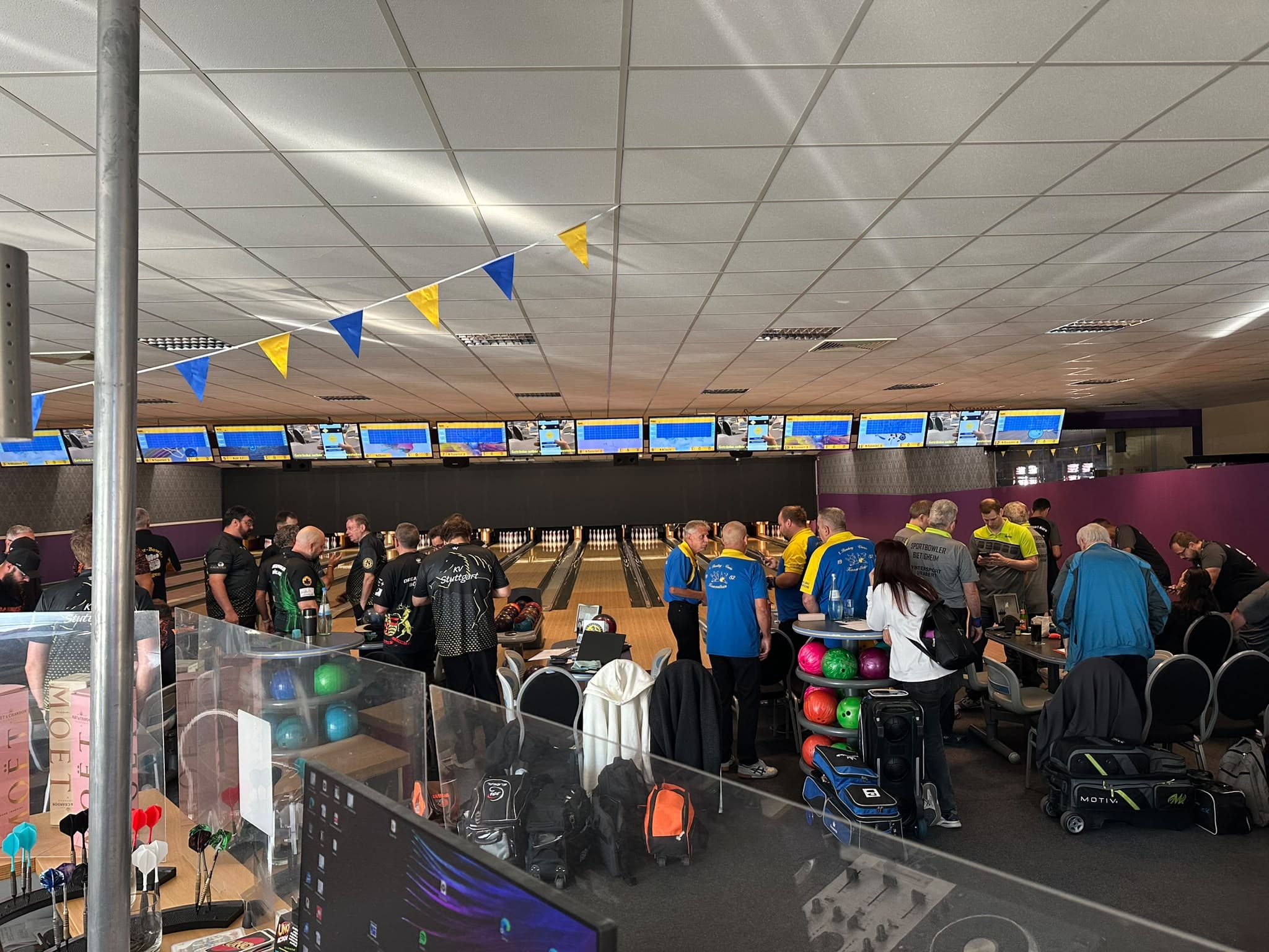 Lanes at Hendrix Bowling in Göppingen